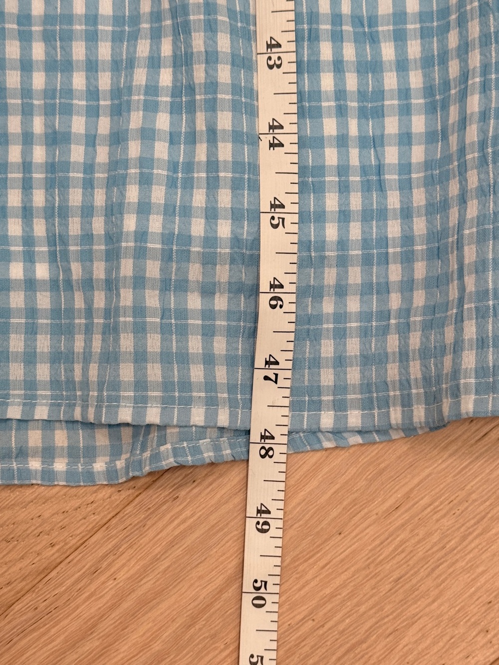 ASTR Wedelia Dress in Blue Plaid - Picture 8 of 8